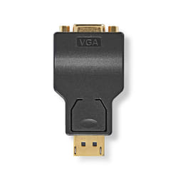 Nedis CCBW37935AT changeur de genre de câble DisplayPort VGA Noir