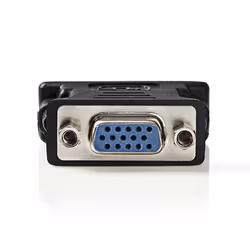 Nedis CCGP32900BK changeur de genre de câble DVI-I 24+5-Pin VGA Noir