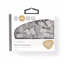 Nedis CCBW89355GY connecteur de fils RJ45 Gris