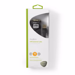 Nedis CCGW60852BK09 câble Série Noir 0,9 m USB-A RS232 - Vue supplémentaire 4