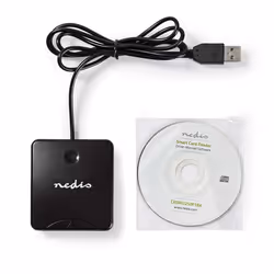 Nedis CRDRU2SM1BK lecteur de carte mémoire USB 2.0 Noir - Vue supplémentaire 5