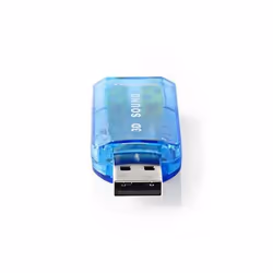 Nedis USCR10051BU carte sons 5.1 canaux USB