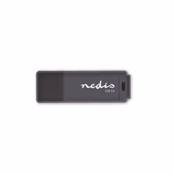 Nedis FDRIU364BK, 64 Go, USB Type-A, 3.0, 80 Mo/s, Casquette, Noir