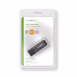 Nedis FDRIU364BK lecteur USB flash 64 Go USB Type-A 3.0 Noir