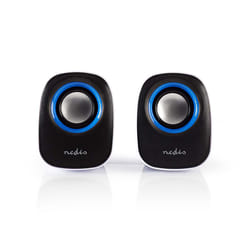 Nedis CSPR10020BU haut-parleur Blanc, Bleu