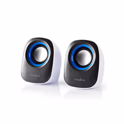 Nedis CSPR10020BU haut-parleur Blanc, Bleu