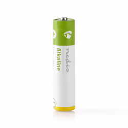 Nedis BAAKLR034BL, Batterie à usage unique, AAA, Alcaline, 1,5 V, 4 pièce(s), Vert, Blanc, Jaune