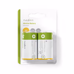 Nedis BAAKLR202BL pile domestique Batterie à usage unique D Alcaline