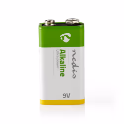 Nedis BAAKLR611BL, Batterie à usage unique, 6LR61, Alcaline, 9 V, 1 pièce(s), -18 - 55 °C