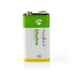 Nedis BAAKLR611BL pile domestique Batterie à usage unique 6LR61 Alcaline