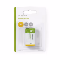 Nedis BAAKLR611BL pile domestique Batterie à usage unique 6LR61 Alcaline