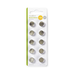 Nedis BAAKLR4410BL pile domestique Batterie à usage unique LR44 Alcaline