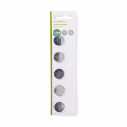 Nedis BALCR20165BL, Batterie à usage unique, CR2016, Lithium, 3 V, 5 pièce(s), Argent