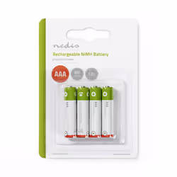 Nedis BANM9HR034B pile domestique Batterie rechargeable AAA Hybrides nickel-métal (NiMH)