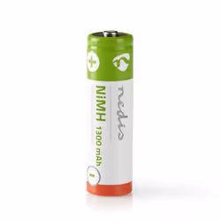 Nedis BANM13HR64B, Batterie rechargeable, AA, Hybrides nickel-métal (NiMH), 1,2 V, 4 pièce(s), 1300 mAh