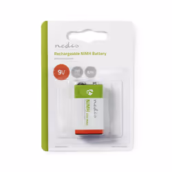 Nedis BANM9HF91B pile domestique Batterie rechargeable 9V Hybrides nickel-métal (NiMH)