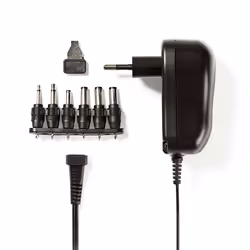 Nedis ACPA001, Universel, Intérieure, 100/240 V, 12 W, 3/12 V, 1 A