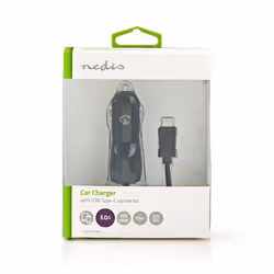Nedis CCHAC300ABK chargeur d'appareils mobiles Universel Noir CC Auto