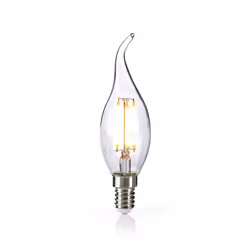 Nedis LEDBFE14CANFT2, 4,8 W, 40 W, E14, 470 lm, Blanc chaud