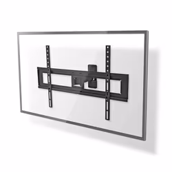 Nedis TVWM1450BK, 94 cm (37"), 177,8 cm (70"), 100 x 100 mm, 600 x 400 mm, Plastique, Acier, Noir