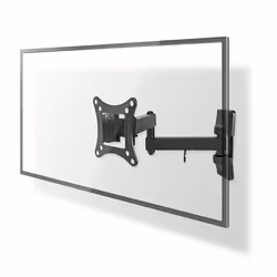 Nedis TVWM1510BK, 33 cm (13"), 68,6 cm (27"), 15 kg, 75 x 75 mm, 100 x 100 mm, Noir