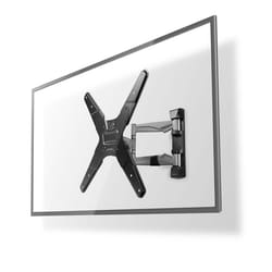 Nedis TVWM5530BK support pour téléviseur 42" Argent, Noir