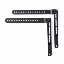 Nedis SBMT10BK, Plafond, Mur, 10 kg, Acier, Noir, 360°, 1,9 cm