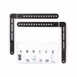 Nedis SBMT10BK support de haut-parleurs Plafond, Mur Acier Noir - Vue supplémentaire 5