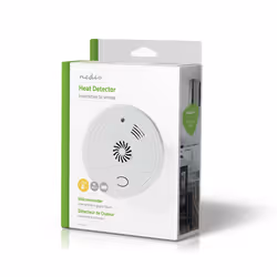 Nedis DTCTH10CWT détecteur de chaleur Avec fil Monté en surface Détecteur de chaleur à température fixe