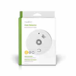 Nedis DTCTH10CWT détecteur de chaleur Avec fil Monté en surface Détecteur de chaleur à température fixe
