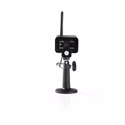 Nedis CSWL1C20CBK, Caméra de sécurité IP, Intérieure et extérieure, Sans fil, 150 m, Noir, Cosse