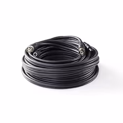 Nedis CCTVCA10BK100, 10 m, BNC/DC, RG59, Mâle/Femelle, Noir