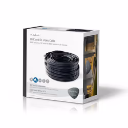 Nedis CCTVCA10BK300 câble coaxial 30 m BNC CC Noir