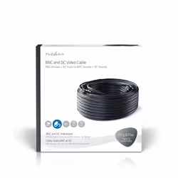 Nedis CCTVCA10BK500 câble de signal 50 m Noir