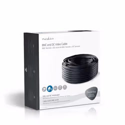Nedis CCTVCA10BK500 câble de signal 50 m Noir - Vue supplémentaire 4
