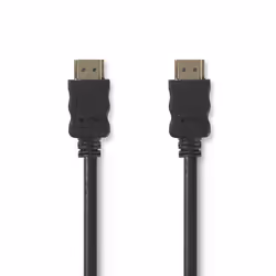 Nedis CVGP34000BK05, 0,5 m, HDMI Type A (Standard), HDMI Type A (Standard), 3840 x 2160 pixels, Compatibilité 3D, Noir
