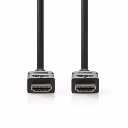Nedis CVGP34000BK05 câble HDMI 0,5 m HDMI Type A (Standard) Noir