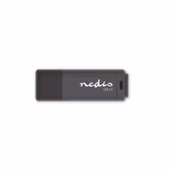 Nedis FDRIU3128BK, 128 Go, USB Type-A, 3.0, 80 Mo/s, Casquette, Noir