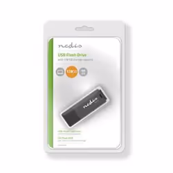 Nedis FDRIU3128BK lecteur USB flash 128 Go USB Type-A 3.0 Noir