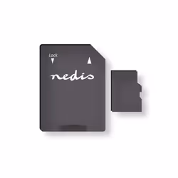 Nedis MMSD128100BK, 128 Go, MicroSDXC, Classe 10, UHS-I, Noir