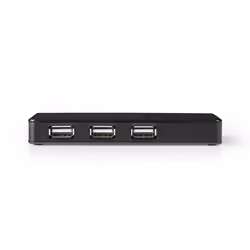 Nedis UHUBU2730BK hub & concentrateur USB 2.0 Noir