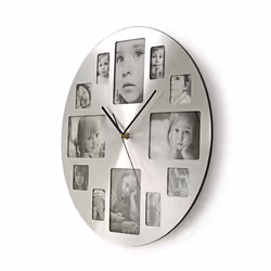 Nedis CLWA003PH40 wall/table clock Argent