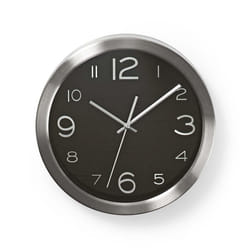 Nedis CLWA010MT30BK horloge murale Noir