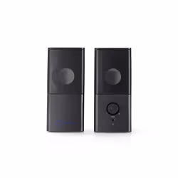 Nedis GSPR10020BK, 2.0 canaux, 18 W, Noir