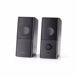 Nedis GSPR10020BK haut-parleur Noir 18 W