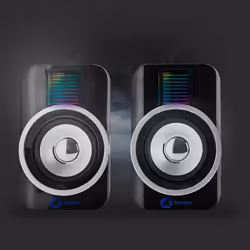 Nedis GSPR20020BK haut-parleur 1-voie Bleu, Noir Avec fil 10 W