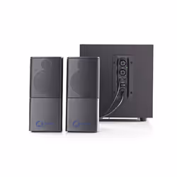 Nedis GSPR10021BK set d'enceintes 11 W Maison Noir 2.1 canaux