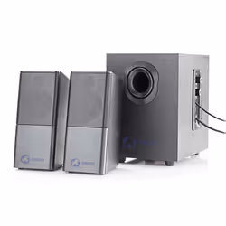 Nedis GSPR10021BK set d'enceintes 11 W Maison Noir 2.1 canaux