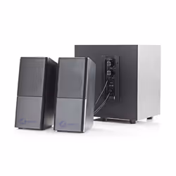 Nedis GSPR10021BK set d'enceintes 11 W Maison Noir 2.1 canaux - Vue supplémentaire 4