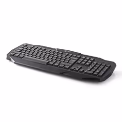 Nedis GKBD100BKUS clavier USB QWERTY US International Noir